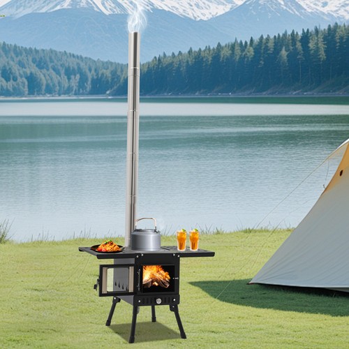 Mini stufa legna portatile - stufa,