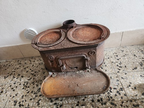 Stufa legna mini vintage - a,